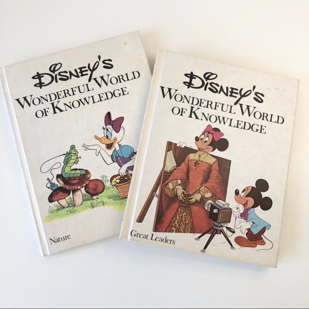 Vintage Walt Disney’s Wonderful World of Knowledge Hardcover Picture Boo…